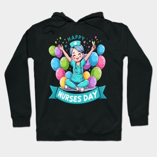 Joyful Nurses Day Celebration Hoodie